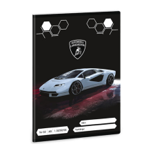 Ars Una : Lamborghini szürke 1.osztályos vonalas füzet A/5 14-32 füzet
