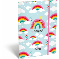 Ars Una Lollipop Szivárvány/Happy Rainbow A/4 gumis dosszié mappa