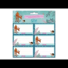 Ars Una My Secret Garden: Őzike mintás füzetcímke - 3 x 6 db-os füzetcímke