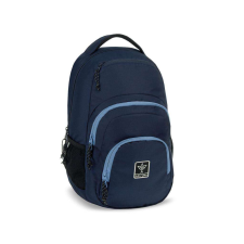 Ars Una : Navy sötétkék AU-2 iskolatáska, hátizsák 32x46x22cm iskolatáska