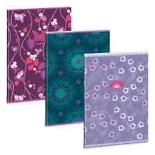 Ars Una Purple Bloom-mix A/4 extra kapcsos füzet-ponthálós füzet