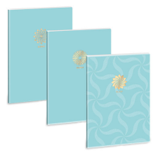 Ars Una : Soft Touch Turquoise Spring extra kapcsos ponthálós füzet A/4 füzet