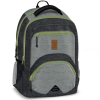 Ars Una : Sötét és világos szürke ergonomikus 27 literes iskolatáska, hátizsák