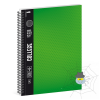 Ars Una Spirálfüzet ARS UNA College A/4 80 lapos négyzethálós zöld