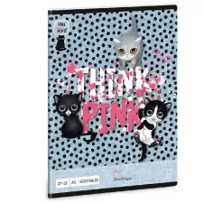 Ars Una Think-Pink 23 (5285) A5 27-32 kockás füzet füzet