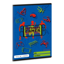 Ars Una Ultimate Gamer 32 lapos A5 2. osztályos vonalas füzet - Mintás (53591418) füzet
