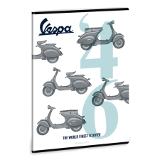 Ars Una Vespa '46 A/4 extra kapcsos füzet-négyzethálós füzet
