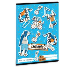 Ars Una Wheelz 23 (5262) A5 27-32 kockás füzet (ARS_UNA_53632623) füzet