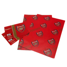 Arsenal csomagolópapír mintás csomagolópapír