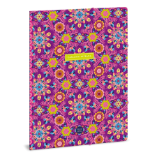 Arsuna Catalina Estrada Pink Flowers A/4 gumis dosszié irattartó