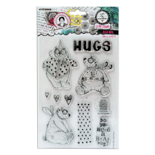 Art by Marlene Bear Hugs Szilikonbélyegző ABM Clear Stamp 1 csomag bélyegző