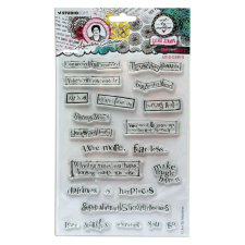 Art by Marlene Crafty Quotes Szilikonbélyegző ABM Clear Stamp 1 csomag bélyegző