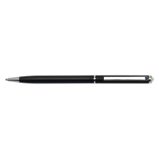 ART CRYSTELLA 1805XGS503 "Slim" fekete golyóstoll peridot zöld Swarovski kristállyal (TSWGS503) (1805XGS503) toll