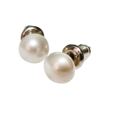 ART CRYSTELLA 1830XGY040 Fülbevaló 6mm Swarovski gyöngyből - Gyöngyházfehér (1830XGY040) fülbevaló