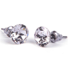 ART CRYSTELLA Fülbevaló, natúr fehér swarovski kristállyal, 8 mm, art crystella fülbevaló