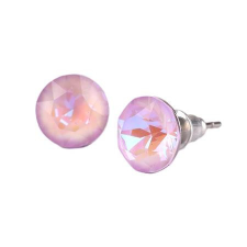 ART CRYSTELLA Fülbevaló, orgonalila opál SWAROVSKI® kristállyal, 8 mm, ART CRYSTELLA® fülbevaló