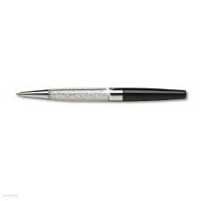 ART CRYSTELLA Golyósirón alul SWAROVSKI® kristályokkal töltve fekete tolltest 13,5 cm ajándéktárgy