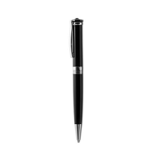 ART CRYSTELLA Golyóstoll, fekete, "Rimini", fehér SWAROVSKI® kristállyal, 14 cm, ® toll