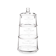 Art-Pol Kpl.3 Pojemników Dekoracyjnych szkło przeźroczysty 29x14x14cm konyhai eszköz