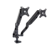 Art RAMM L-18GD 10"-32" Asztali Monitor tartó - Fekete (2 kijelző) (RAMM L-18GD)