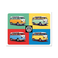 Art RETRO Volkswagen VW Bulli T1 - Pop Art - Hűtőmágnes hűtőmágnes