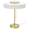  ARTE fehér és arany asztali lámpa - alumínium, üveg