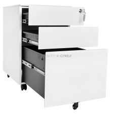 Artemisz ® | Gurulós fém irodai MODUL kis szekrény (Konténer) irattároló szekrény