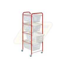 Artex 90013 Tároló kocsi 4 részes SIENA fürdőszoba kiegészítő