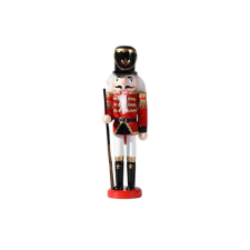 Artezan AWNC30RG Diótörő figura fegyverrel karácsonyi dekoráció 30cm (AWNC30RG) party kellék