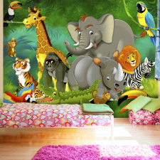 Artgeist Fotótapéta - Colourful Safari 250x175 tapéta, díszléc és más dekoráció