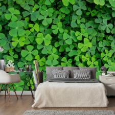 Artgeist Fotótapéta - Green Clover grafika, keretezett kép