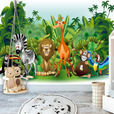 Artgeist Fotótapéta - Jungle Animals 400x280 tapéta, díszléc és más dekoráció