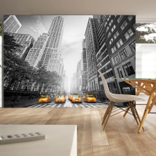 Artgeist Fotótapéta - New York - yellow taxis 100x70 tapéta, díszléc és más dekoráció