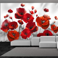 Artgeist Fotótapéta - Poppies in the Moonlight tapéta, díszléc és más dekoráció
