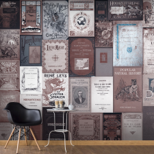 Artgeist Fotótapéta - Retro Style: Books 150x105 tapéta, díszléc és más dekoráció