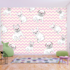 Artgeist Fotótapéta - Sweet Puppies 400x280 tapéta, díszléc és más dekoráció