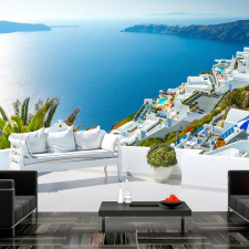 Artgeist Fotótapéta - View on Santorini 300x210 tapéta, díszléc és más dekoráció