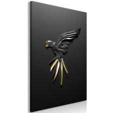 Artgeist Kép - Black Parrot (1 Part) Vertical 40x60 grafika, keretezett kép