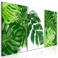 Artgeist Kép - Palm Leaves (3 Parts) grafika, keretezett kép