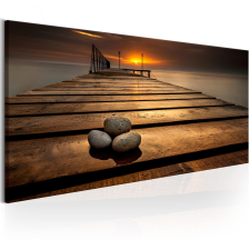 Artgeist Kép - Stones on the Pier grafika, keretezett kép