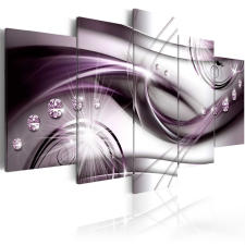 Artgeist Kép - Violet Glow grafika, keretezett kép