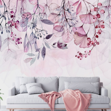 Artgeist Öntapadó fotótapéta - Foggy Nature - Pink 441x315 tapéta, díszléc és más dekoráció