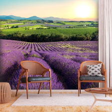 Artgeist Öntapadó fotótapéta - Lavender Field 245x175 tapéta, díszléc és más dekoráció