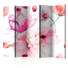 Artgeist Paraván - Pink Flowers II [Room Dividers] - 5 részes 225x172 bútor