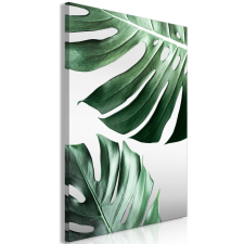 Artgeist Vászonkép - Monstera Leaves (1 Part) Vertical 60x90 grafika, keretezett kép