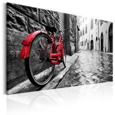Artgeist Vászonkép - Vintage Red Bike 90x60 grafika, keretezett kép