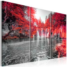 Artgeist Vászonkép - Waterfalls of Ruby Forest 90x60 grafika, keretezett kép