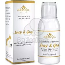  Arthrocol Lucy & Gus tőkehal-májolaj kutyáknak és macskáknak 100 ml vitamin, táplálékkiegészítő kutyáknak