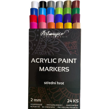 Artmagico akril filctoll közepes hegy (2 mm) 24 darab filctoll, marker