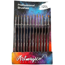 Artmagico detail, készlet, 12 darab ecset, festék